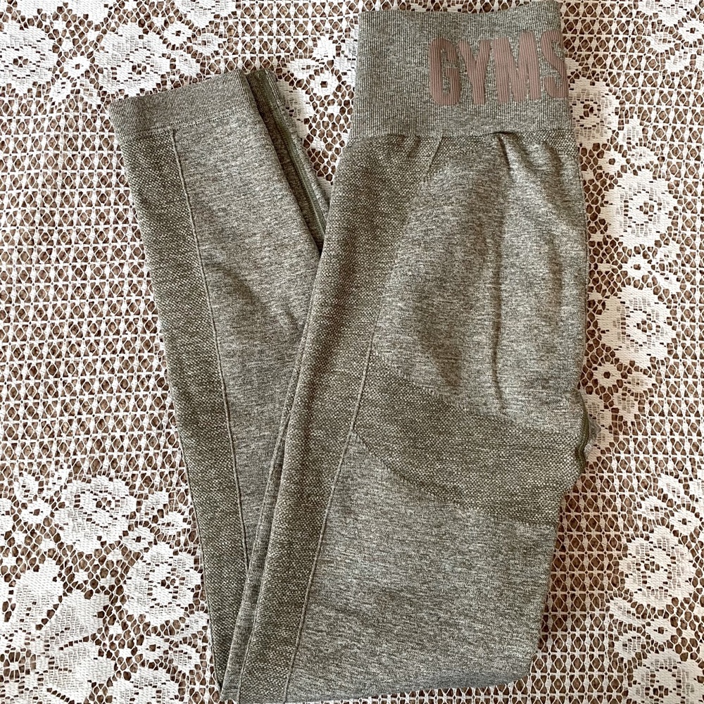 Gymshark Khaki Flex Leggings size Small